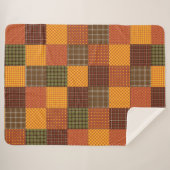 Herfst Comfort Quilt Sherpa Deken (Voorkant (horizontaal))