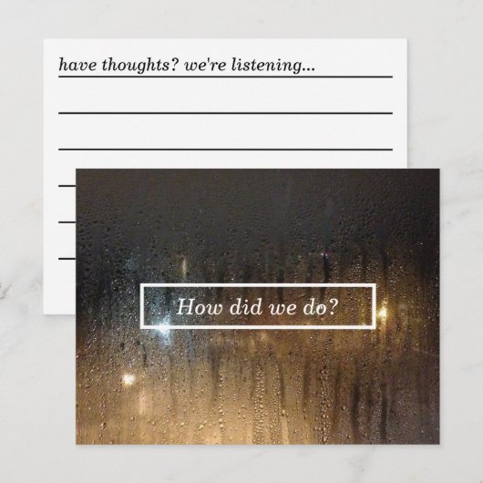 herfst - commentaarkaart briefkaart (Voorkant / Achterkant)