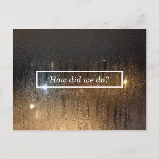 herfst - commentaarkaart briefkaart (Voorkant)