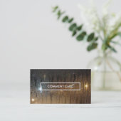 herfst - commentaarkaart visitekaartje (Staand voorkant)