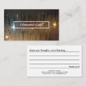 herfst - commentaarkaart visitekaartje (Voorkant / Achterkant)