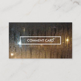 herfst - commentaarkaart visitekaartje