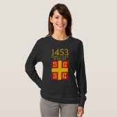 Herfst Constantinopel 29.1453 Het ergste jaar van  T-shirt (Voorkant volledig)