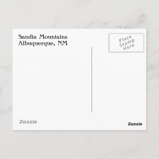 Herfst Corn Fields Briefkaart (Achterkant)