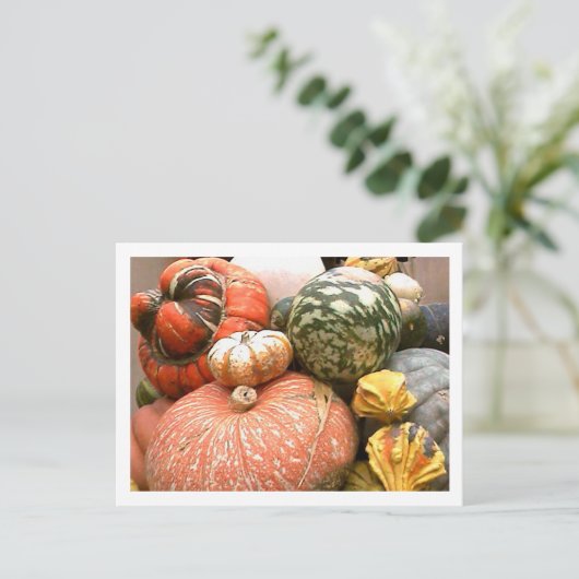 Herfst Cornicopia Briefkaart (Staand voorkant)