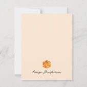 Herfst Cornucopia Feestdagenkaart (Achterkant)