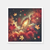 Herfst Cosmic Cloudy Nebula Découpage Napkins Servet (Voorkant)
