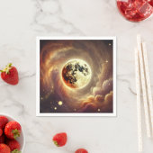Herfst Cosmic Harvest Moon Découpage Napkins Servet (Insitu)