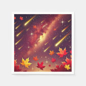 Herfst Cosmic Meteor Shower Decoupage Servetten (Voorkant)