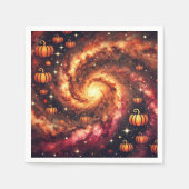 Herfst Cosmic Pumpkin Spice Découpage Napkins Servet (Voorkant)