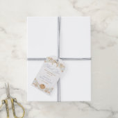 Herfst Cottage Baby Shower Cadeaulabel (Met Touw)