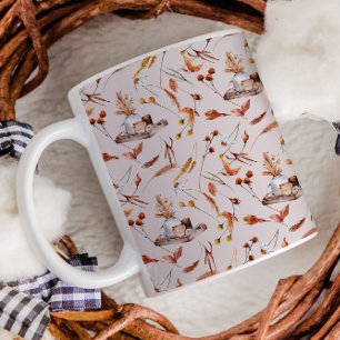 Herfst Cottage Farmhouse Thanksgiving Bloem Wheat Koffiemok