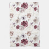 Herfst Cottage Gold Burgandy Herfst Floral Theedoek (Verticaal)