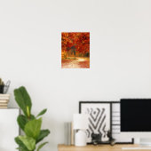 Herfst Cottage Kantoor Bestemming Bestemming Poster (Thuiskantoor)