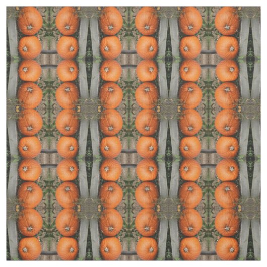 Herfst Country Pumpkins Pattern Stof (Swatch)