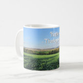 Herfst Country Walk - Gepersonaliseerde Thanksgivi Koffiemok (Voorkant links)