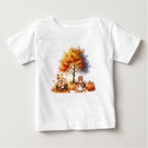 Herfst Country Woodlands T-shirt