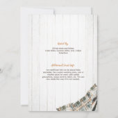 Herfst Couples Shower Invitation - Herfst in liefd Kaart (Achterkant)