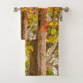 Herfst Crape Myrtle Trees Bad Handdoek (Insitu)