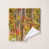 Herfst Crape Myrtle Trees Bad Handdoek (Wasdoekje)