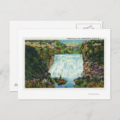 Herfst Creek Gorge Uitzicht, Ithaca Herfst Scene Briefkaart (Voorkant / Achterkant)