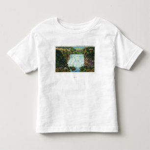 Herfst Creek Gorge Uitzicht, Ithaca Herfst Scene Kinder Shirts