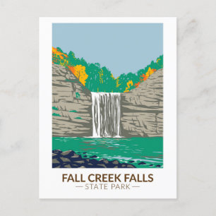 Herfst Creek Herfst State Park Tennessee  Briefkaart