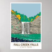 Herfst Creek Herfst State Park Tennessee  Poster (Voorkant)