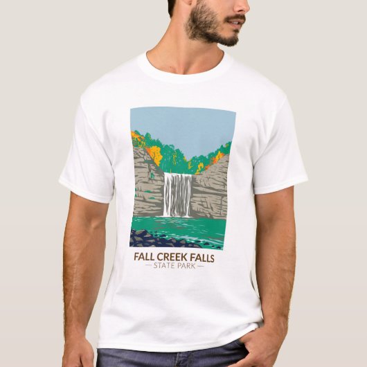 Herfst Creek Herfst State Park Tennessee  T-shirt (Voorkant)