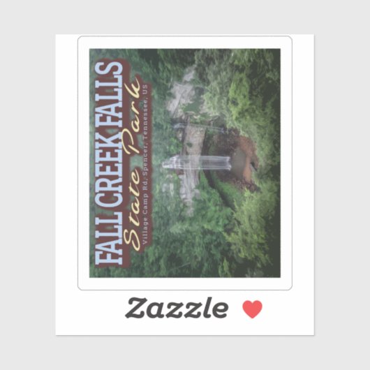 HERFST CREEK HERFST STATE PARK - TENNESSEE USA STICKER (Vel)