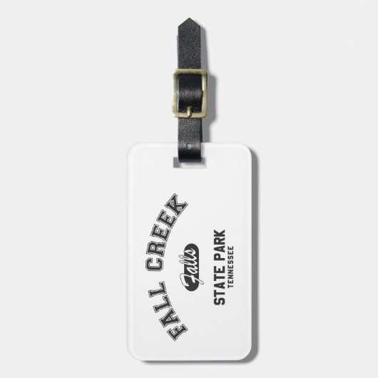 Herfst Creek Herfsten State Park Tennessee Bagagelabel (Voorkant verticaal)