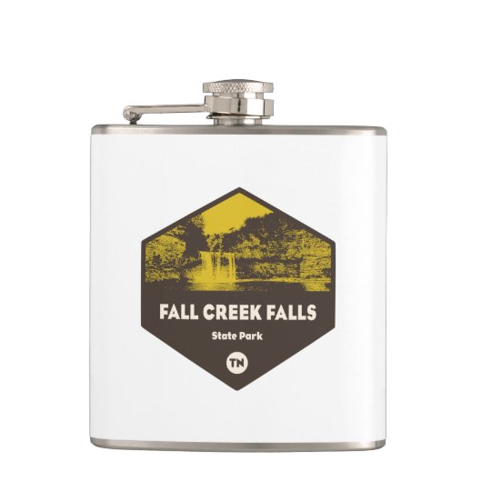 Herfst Creek Herfsten State Park Tennessee Heupfles (Voorkant)