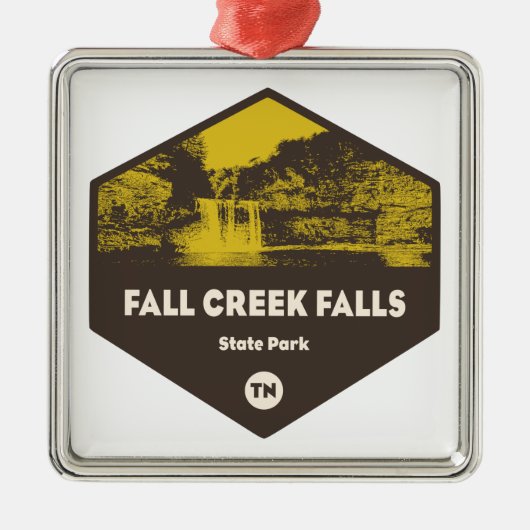 Herfst Creek Herfsten State Park Tennessee Metalen Ornament (Voorkant)