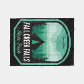 Herfst Creek Herfsten State Park TN Camping Fleece Deken (Voorkant (Horizontaal))