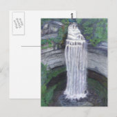 Herfst Creek Herfsten Waterval Briefkaart (Voorkant / Achterkant)