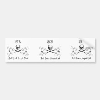 Herfst Creek Kayak Club Bumper Logo Bumpersticker