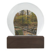 Herfst Creek met reflectie op Laurel Hill Park Sneeuwbol (Achterkant)