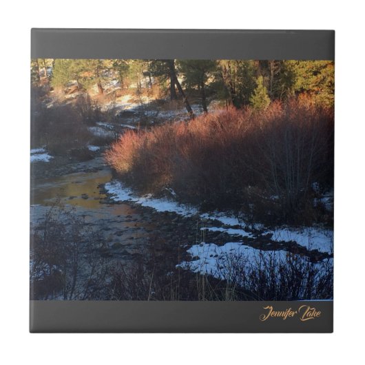 Herfst Creek Tegeltje (Voorkant)