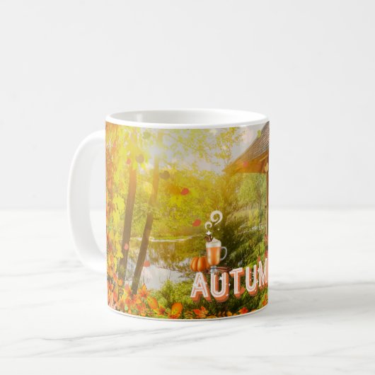 Herfst Cup, Herfst Cup, Herfst Mok met blokhut (Voorkant links)