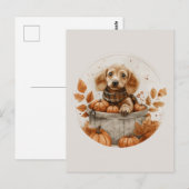 Herfst Dach Briefkaart (Voorkant / Achterkant)