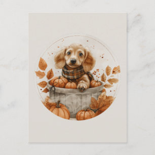 Herfst Dach Briefkaart