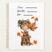 Herfst-dag Boekplanner Cover Planner (Voorkant)