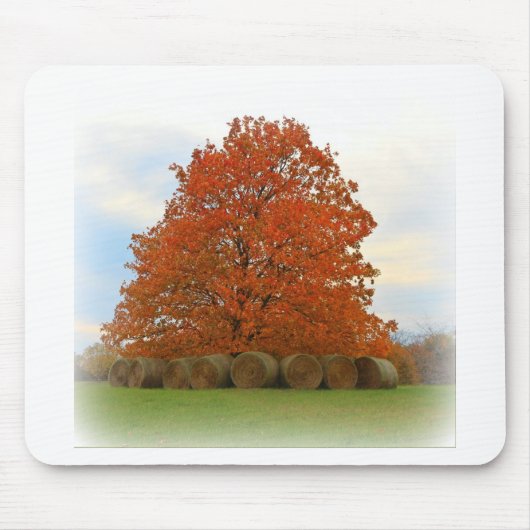 herfst dag muismat (Voorkant)