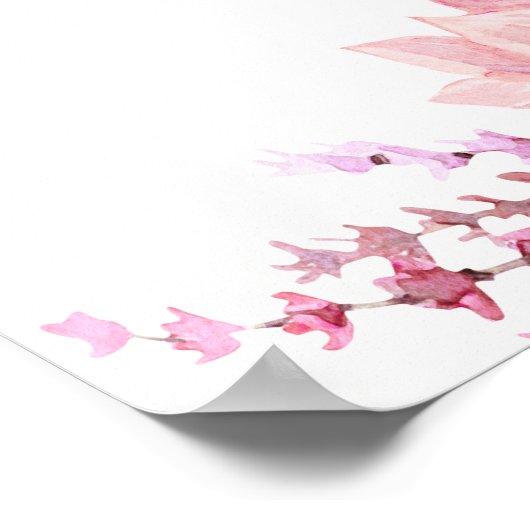 Herfst Dahlia en Pumpkin Wedding Welcome Poster (Hoek)