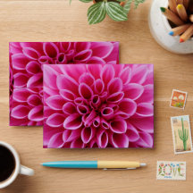 Herfst Dahlia Trouw Envelope – Rijke Herfstbloemen