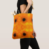Herfst Daisy Tote Bag (Dichtbij)