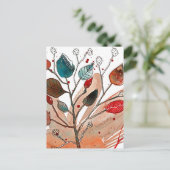 Herfst Dance Briefkaart (Staand voorkant)