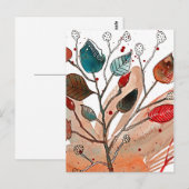 Herfst Dance Briefkaart (Voorkant / Achterkant)