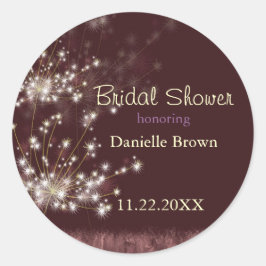 Herfst Dandelions Land Vrijgezellenfeest Ronde Sticker