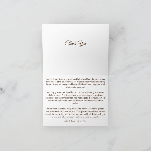 Herfst dank je wel bordeauxrozen zonnebloemen bedankkaart (Binnen)